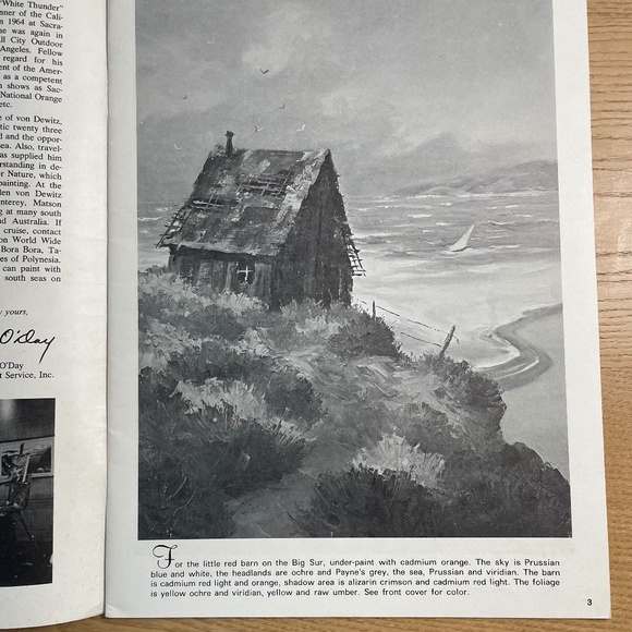 Red Barns & Other Scenes Dewitz Walter T Foster #111 Vtg Art Instruction Book - Picture 4 of 10